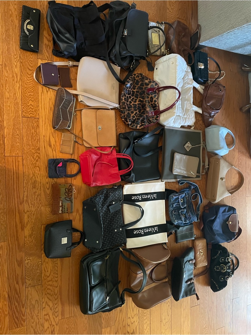 YEARS WORTH of a purse, backpack, wallet, clutch, bag collection!!!